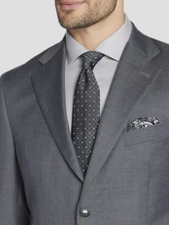 Suit Separates|3-piece Suits-Joseph Abboud American Bespoke Modern Fit Suit Jacket Gray