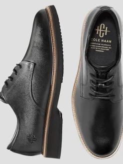Oxfords|Dress & Formal Shoes-Cole Haan American Classics Montrose Leather Plain Toe Oxfords Black