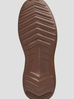 Sneakers|Casual Shoes-Johnston &Amp; Murphy Amherst 2.0 Leather Embossed U-Throat Sneakers Black