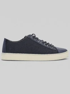 Sneakers|Casual Shoes-Frye Astor Cap Toe Low Lace Up Sneakers Navy