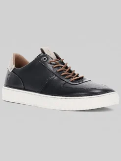 Sneakers|Casual Shoes-Frye Astor Low Lace Court Sneakers Black