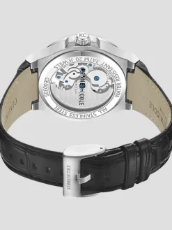 Watches-Kenneth Cole Automatic Watch Silver