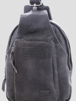 Travel & Luggage-Bedstu Beau Leather Convertible Crossbody Bag Black Rustic