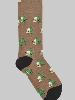 Socks-Egara Beer Socks, 1-pair Tan