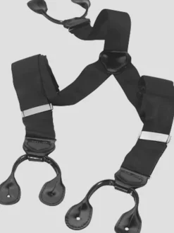 Suspenders|Formal Accessories-Men's Wearhouse Big & Tall Silk Tuxedo Braces Black Formal