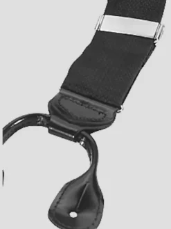 Suspenders|Formal Accessories-Men's Wearhouse Big & Tall Silk Tuxedo Braces Black Formal