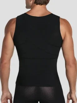 Underwear-Leo By Leonisa Body Shaper Vest with Back Support Black