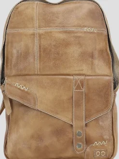 Travel & Luggage-Bedstu Boss Leather Sling Crossbody Bag Tan