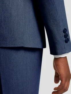 Boys Clothing-Joseph Abboud Boys Slim Fit Suit Jacket Blue/Postman