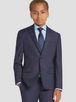 Boys Clothing-Joseph Abboud Boys Suit Jacket Black