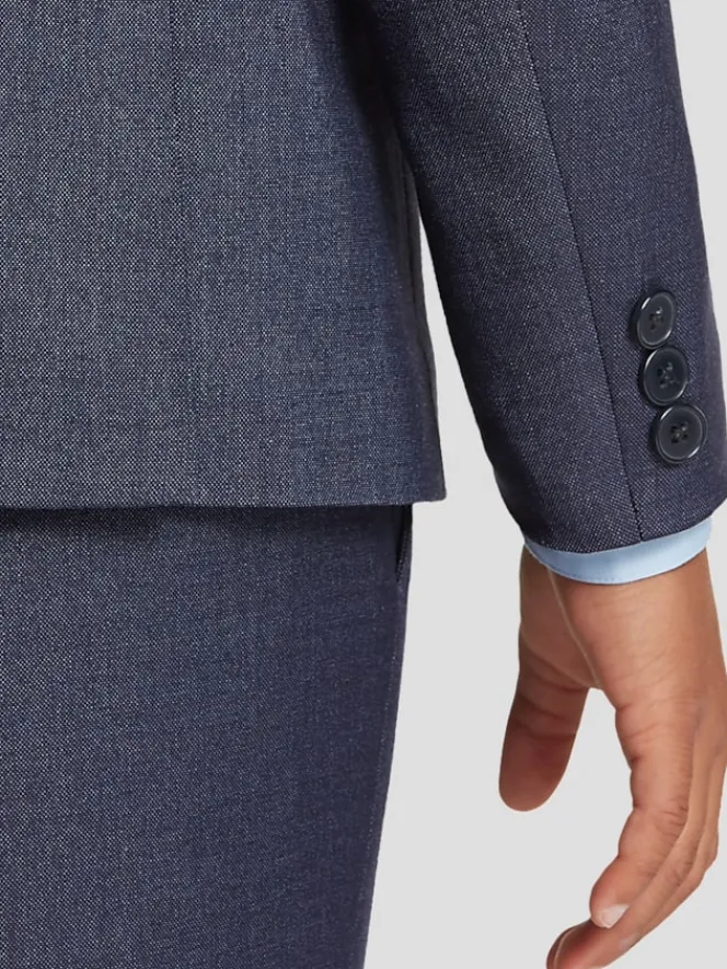 Boys Clothing-Joseph Abboud Boys Suit Jacket Black