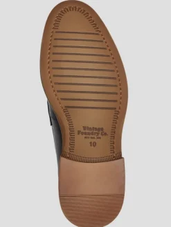 Loafers & Slip-ons-Vintage Foundry Bradford Leather Penny Loafers Black