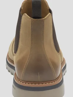 Boots-Johnston &Amp; Murphy Braydon Plain Toe Chelsea Boots Brown