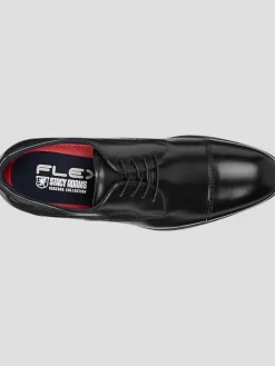 Dress & Formal Shoes-Stacy Adams Bryant Leather Cap Toe Oxfords Black