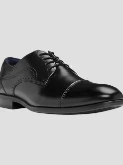 Dress & Formal Shoes-Stacy Adams Bryant Leather Cap Toe Oxfords Black