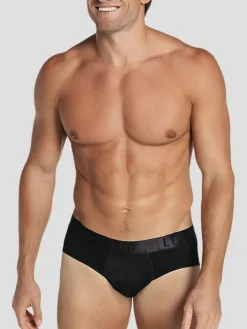 Underwear-Leo By Leonisa Butt Lift Padded Low-Rise Briefs, 2-Pack Black