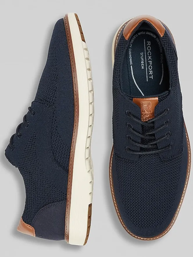 Oxfords|Casual Shoes-Rockport Cacey Casual Oxfords Dk Blue