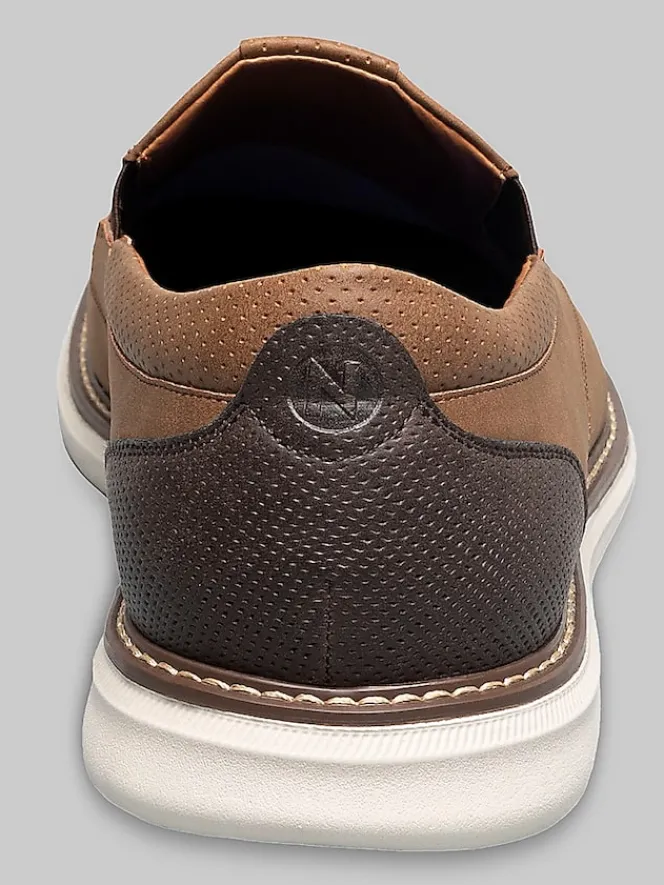 Loafers & Slip-ons|Casual Shoes-Nunn Bush Chase Casual Moc Toe Shoes Black