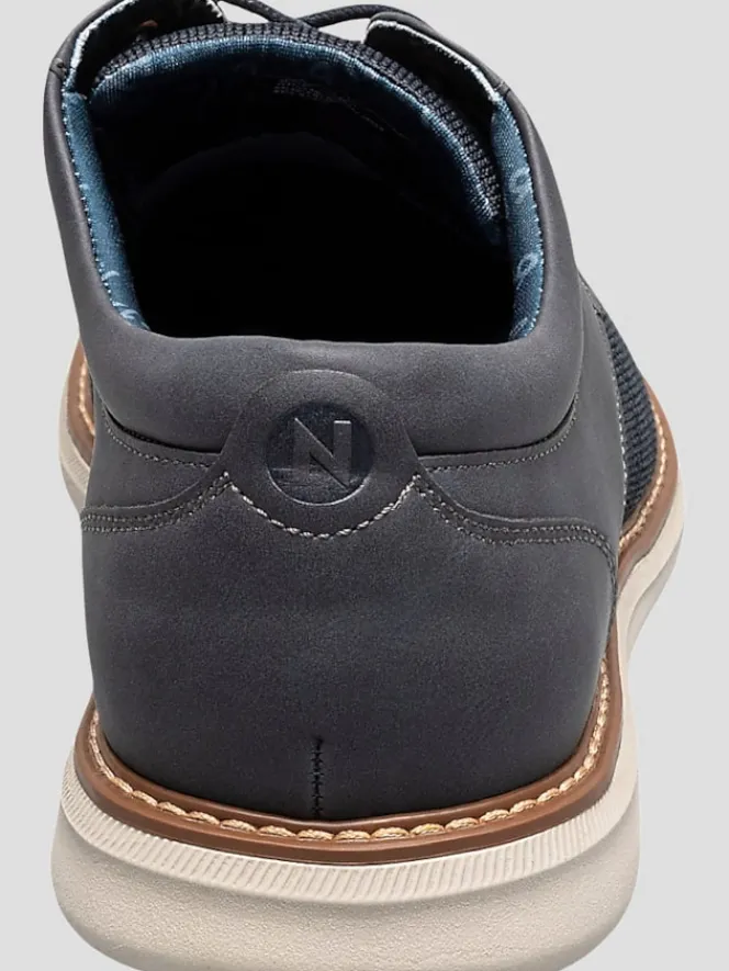 Casual Shoes|Casual Shoes-Nunn Bush Chase Knit Plain Toe Oxfords Gray