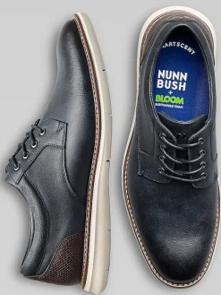 Oxfords|Casual Shoes-Nunn Bush Chase Plain Toe Oxfords Black