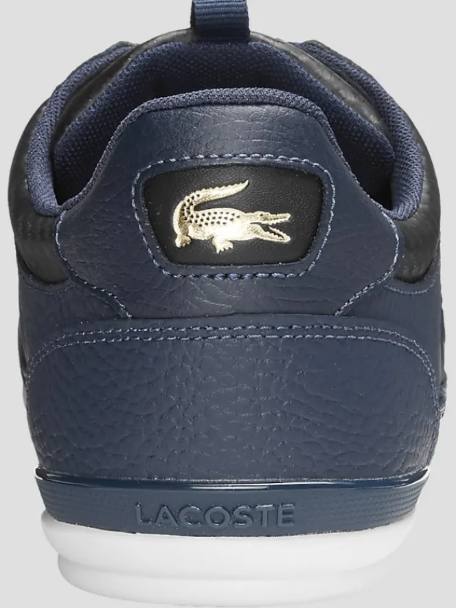 Sneakers|Casual Shoes-Lacoste Chaymon Leather Lace-To-Toe Sneakers Black