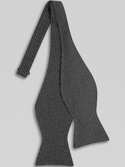 Formal Accessories|Bow Ties-Calvin Klein Check Self Tie Bow Tie Black