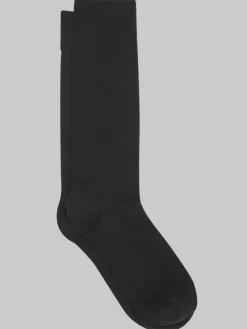 Socks-Egara Chevron Tux Socks, 1-pair Black