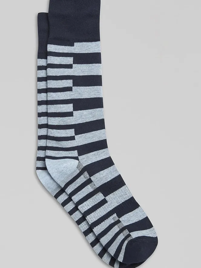 Socks-Awearness Kenneth Cole CHILLFLEX Block Crew Socks Black