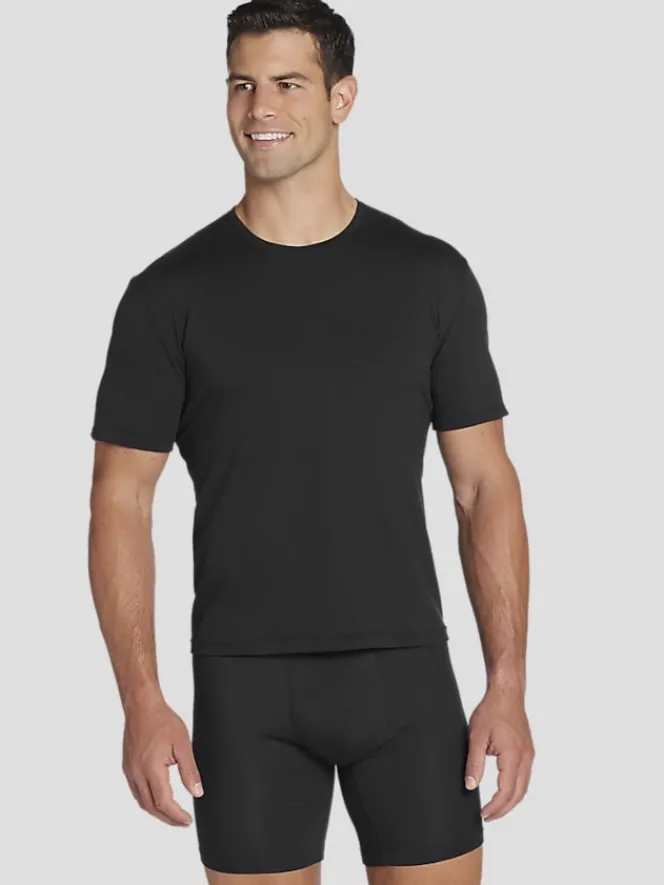 Underwear-Awearness Kenneth Cole CHILLFLEX Crewneck T-Shirt, 2-pack Black