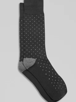 Socks-Awearness Kenneth Cole CHILLFLEX Microdot Crew Socks Black