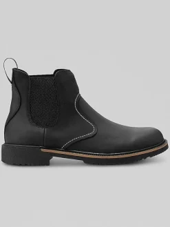 Boots-Eastland Chimney Pond Plain Toe Chelsea Boots Black