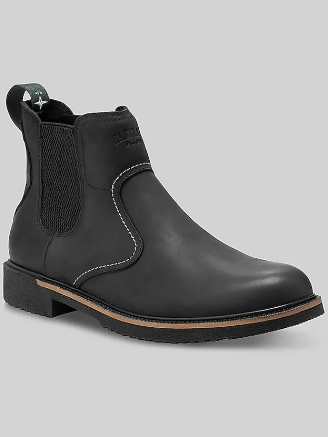 Boots-Eastland Chimney Pond Plain Toe Chelsea Boots Black