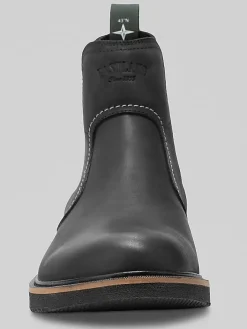 Boots-Eastland Chimney Pond Plain Toe Chelsea Boots Black
