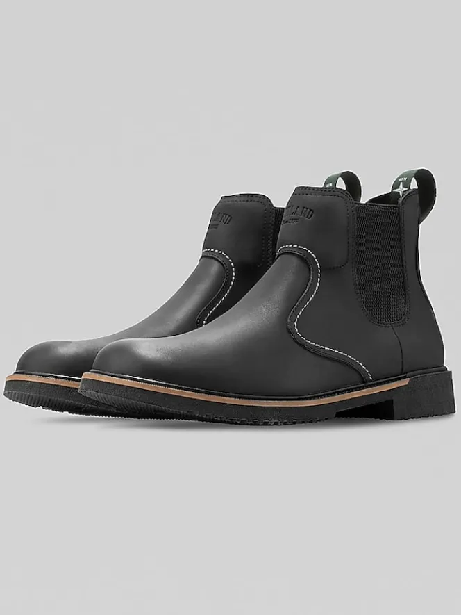 Boots-Eastland Chimney Pond Plain Toe Chelsea Boots Black