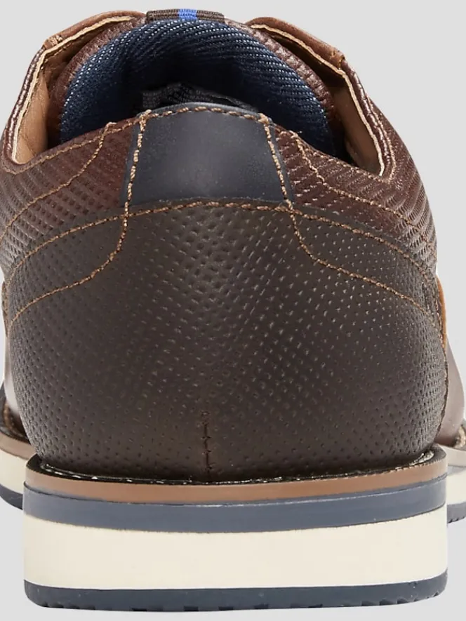 Oxfords|Casual Shoes-Nunn Bush Circuit Leather Plain Toe Oxfords Black