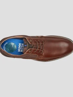 Oxfords|Casual Shoes-Nunn Bush Circuit Leather Plain Toe Oxfords Black