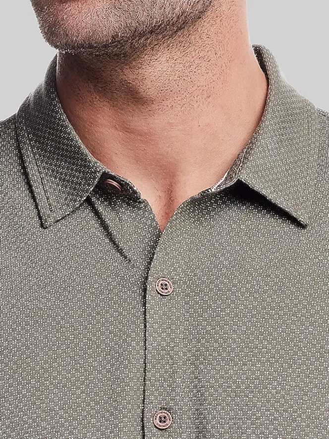 Casual Shirts|Button Up Shirts-Weatherproof Vintage Classic Fit Button Up Shirt Dark Blue