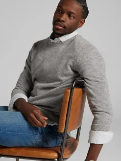 Big & Tall Dress Shirts|Patterned Dress Shirts-Wilke-Rodriguez Classic Fit Fine Line Stripe Dress Shirt Green