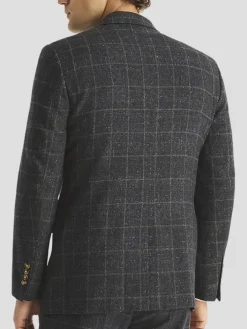 Sport Coats|Sport Coats-Nautica Classic Fit Flannel Blazer Navy