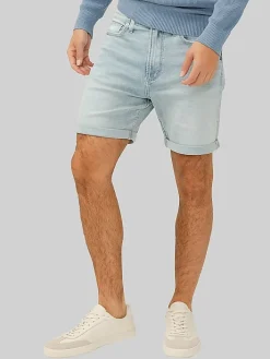 Shorts|Shorts-Silver Jeans Classic Fit Luxe Heritage Shorts Light Wash