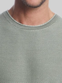 Sweaters-Weatherproof Vintage Classic Fit Twill Stonewash Sweater Med Blue