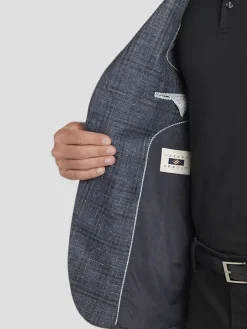 Sport Coats|Sport Coats-Joseph Abboud Classic Fit Wool Blend  Plaid Sport Coat Blue Plaid