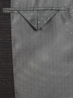 3-piece Suits|Suit Separates-Michael Strahan Classic Fit Wool Blend Suit Jacket Dk Purple Neat