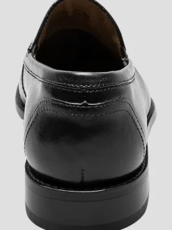 Loafers & Slip-ons|Casual Shoes-Florsheim Conetta Leather Moc Toe Venetian Loafers Black