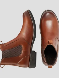 Boots-Eastland Daily Double Leather Chelsea Boots Tan