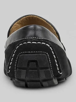 Loafers & Slip-ons-Donald Pliner Damiano Moc Toe Loafers Black