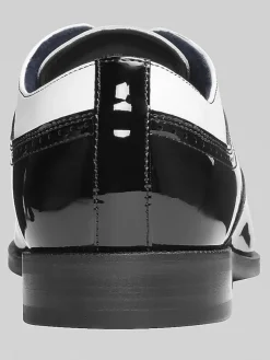 Oxfords|Dress & Formal Shoes-Stacy Adams Dayton II Wingtip Oxfords Black/White