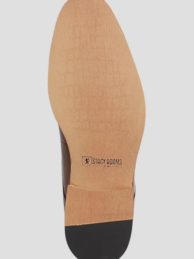 Oxfords|Dress & Formal Shoes-Stacy Adams Dickinson Cap Toe Oxfords Tan