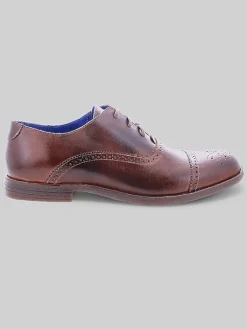 Oxfords|Dress & Formal Shoes-Bedstu Donatello II Cap Toe Oxfords Teak Rustic