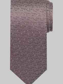 Ties-Pronto Uomo Dot Silk Tie Blue